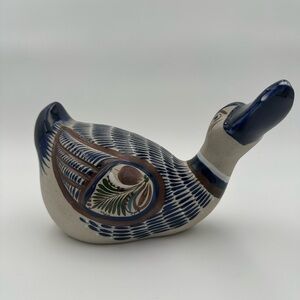 Vintage Tonala Ceramic Duck